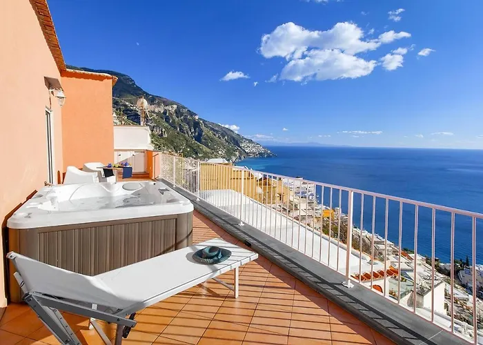 Bluevista Dreamscape -terrace Jacuzzi/hot Tub Vakantiehuis Positano